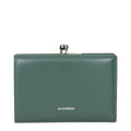 Jil Sander Green Leather Wallet