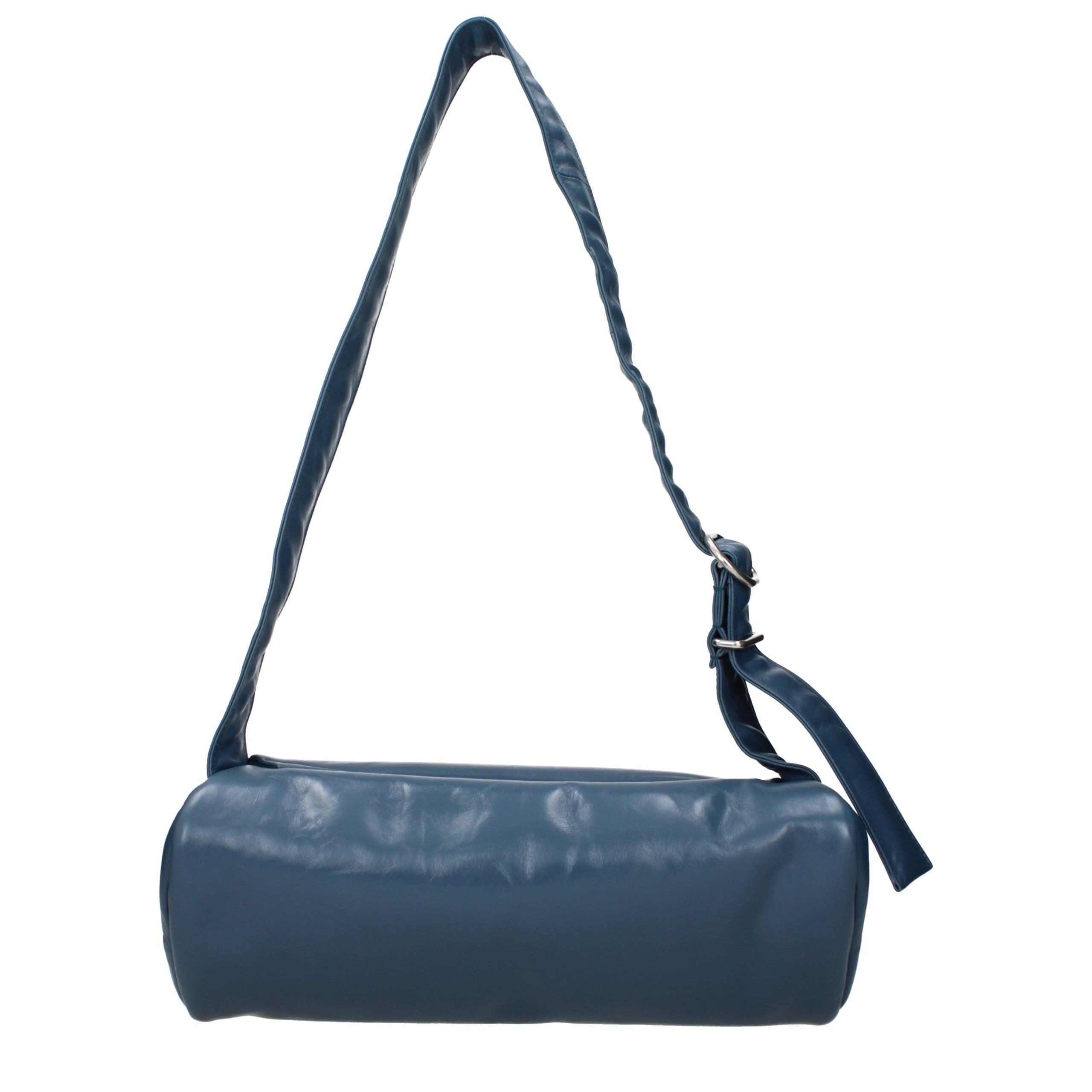 Jil Sander Blue Leather Crossbody Bag
