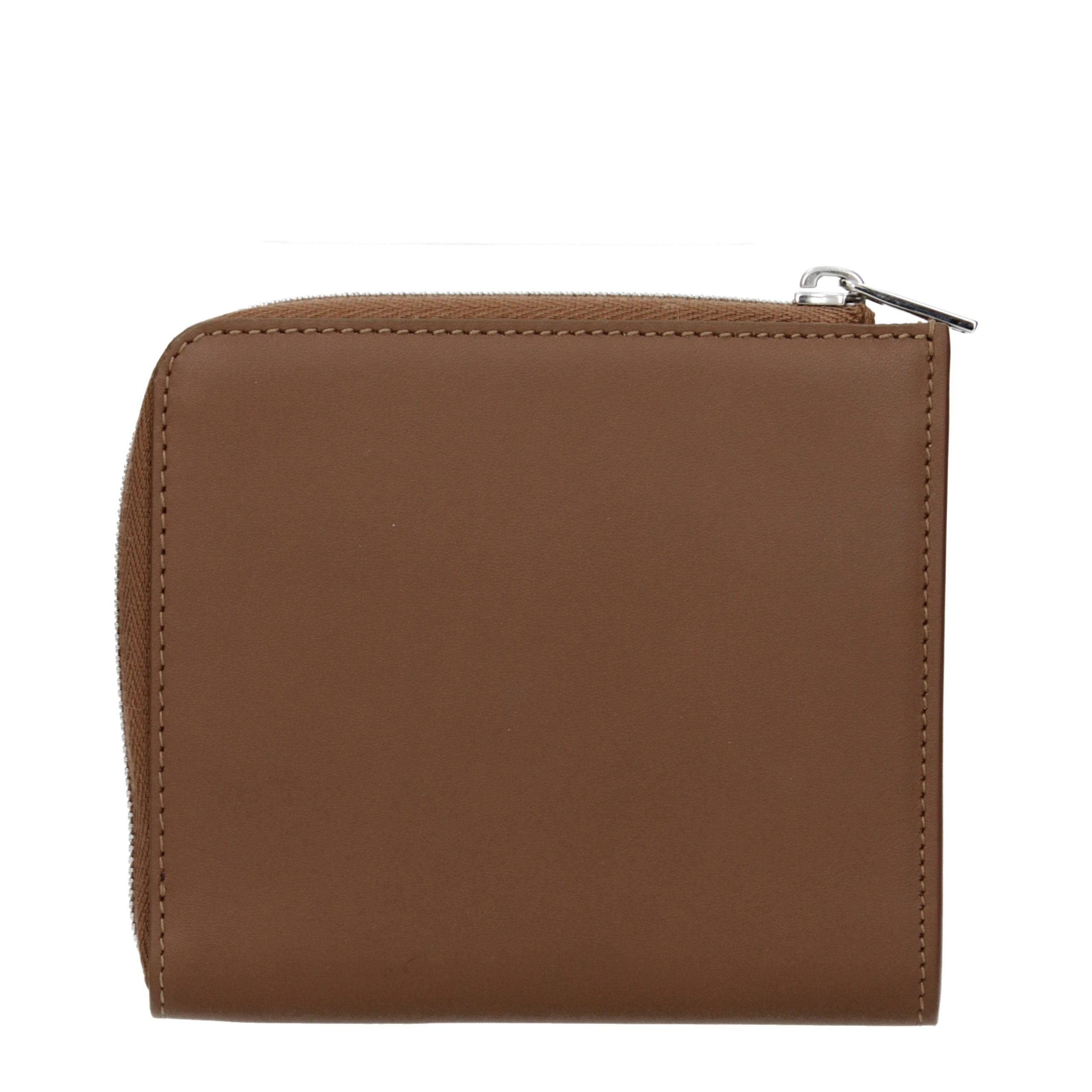 Jil Sander Brown Leather Wallet