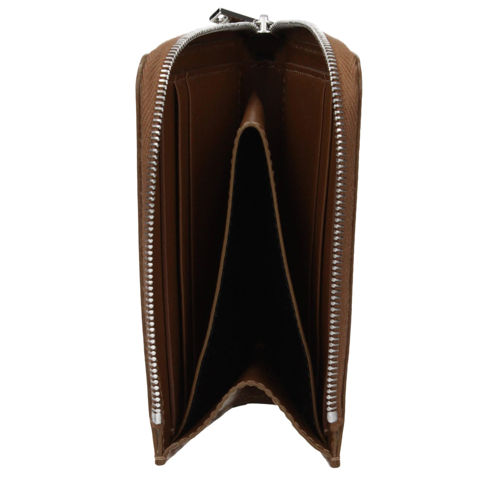 Jil Sander Brown Leather Wallet
