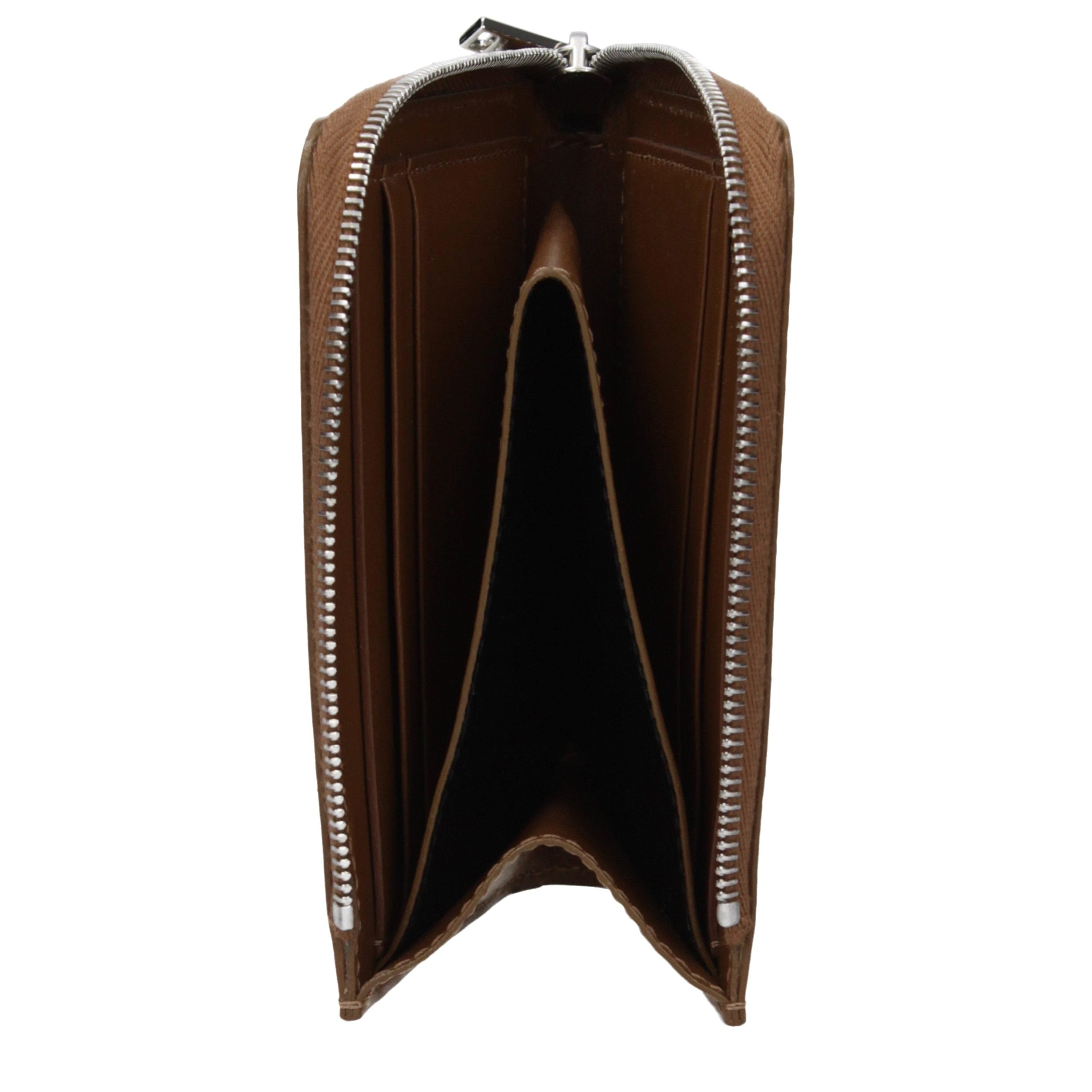 Jil Sander Brown Leather Wallet