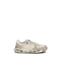Premiata Beige Polyamide Low Top Sneakers