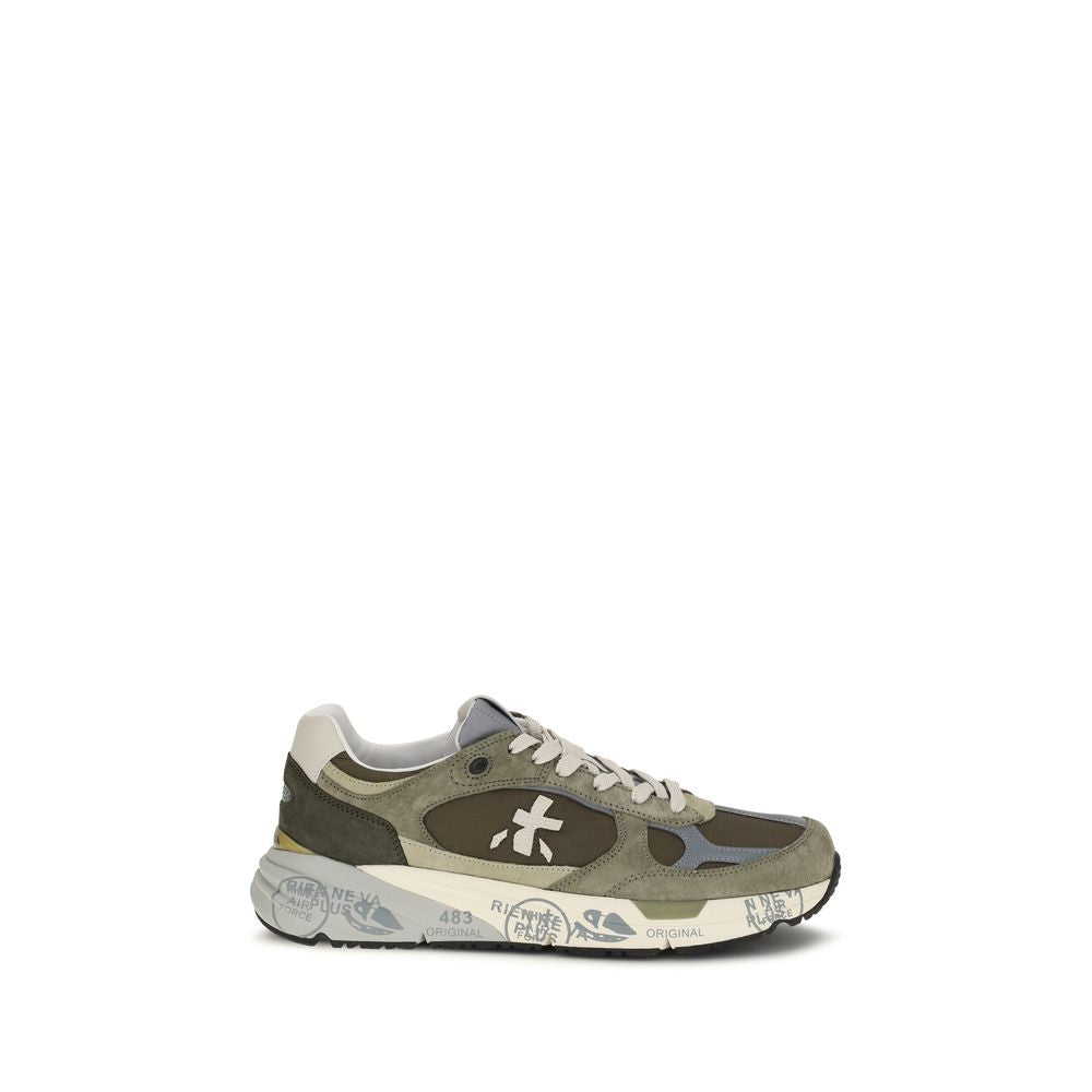 Premiata Bicolor Polyamide Chunky Sneakers