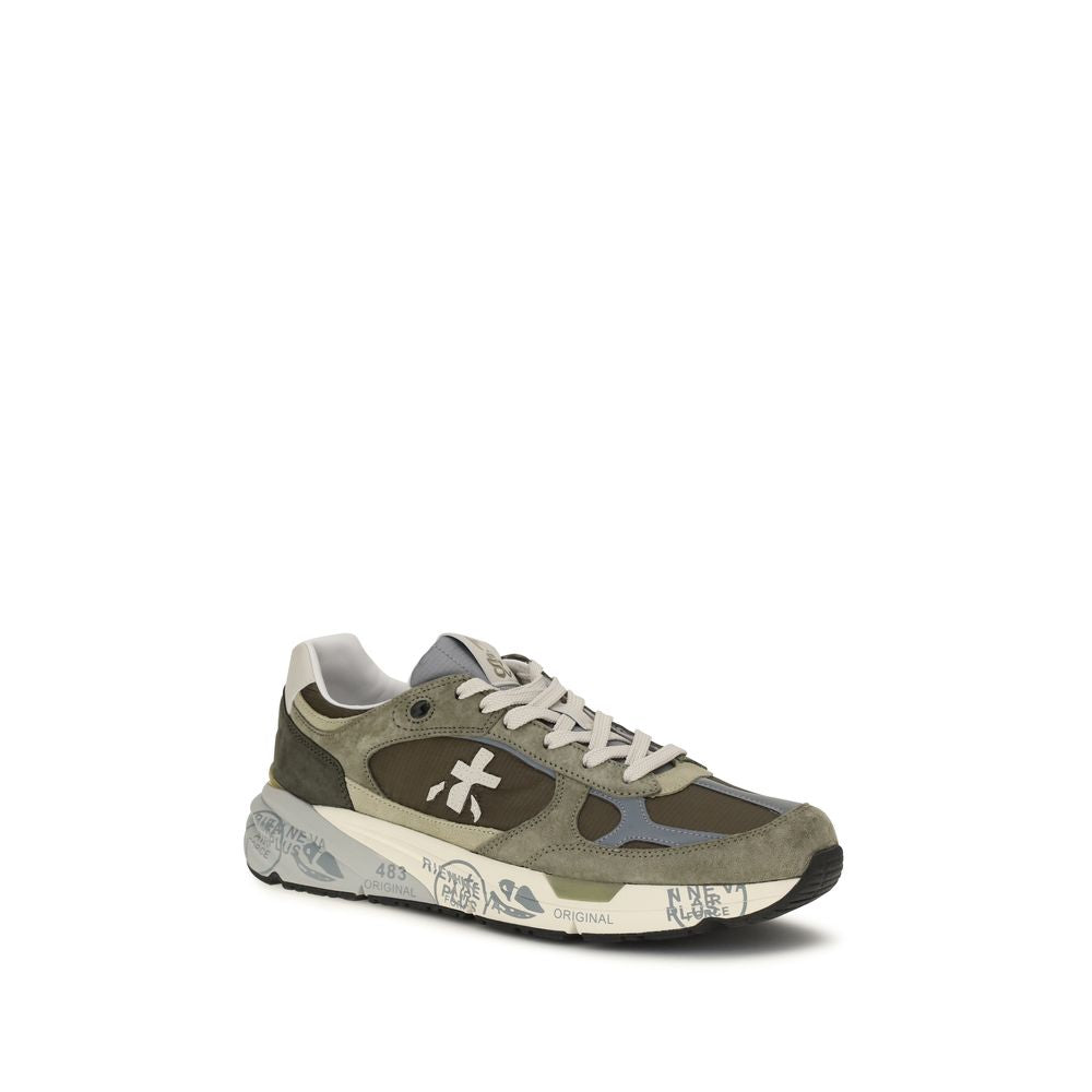Premiata Bicolor Polyamide Chunky Sneakers