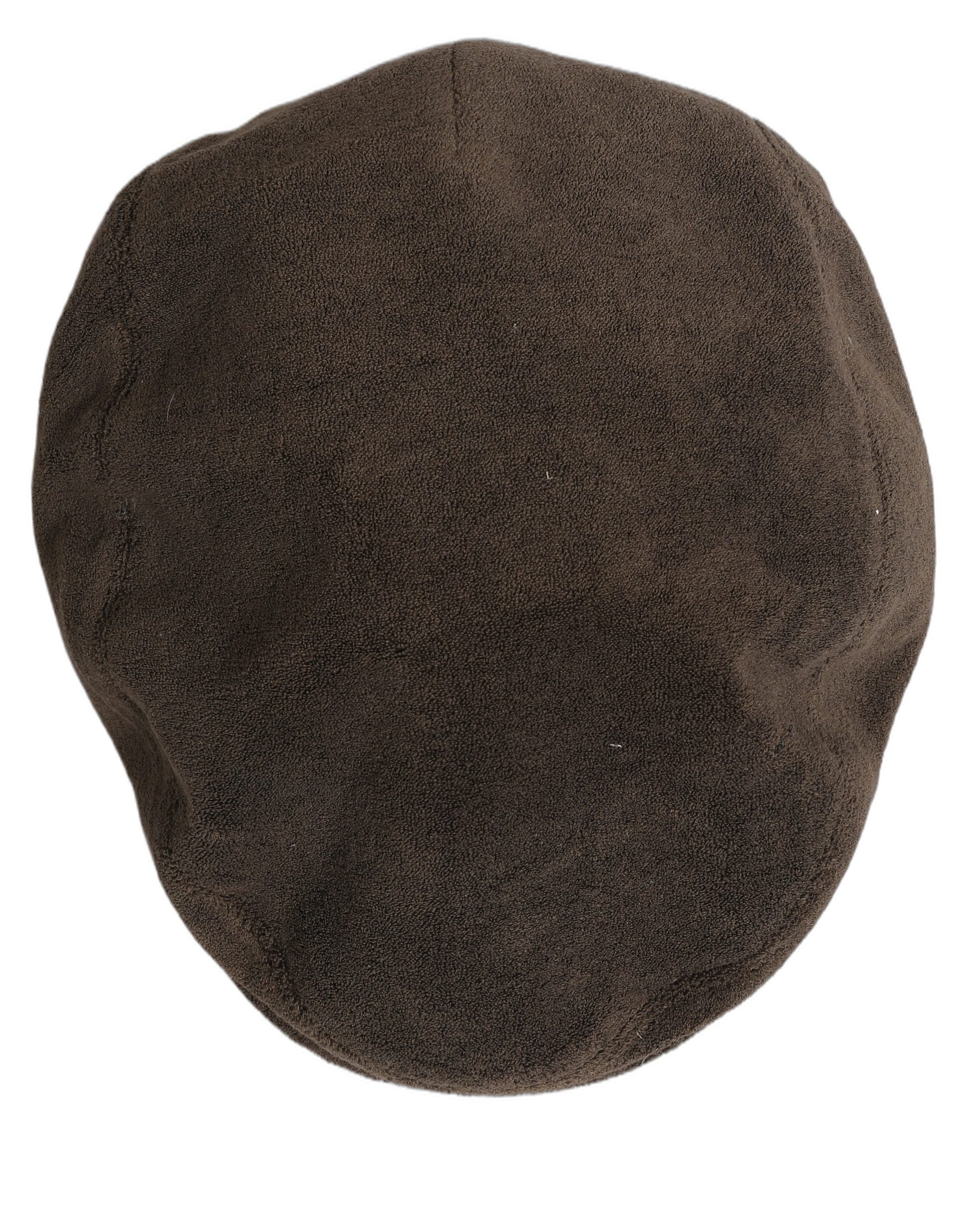 Dolce & Gabbana Men Brown Cotton Newsboy Cloth Capello Hat