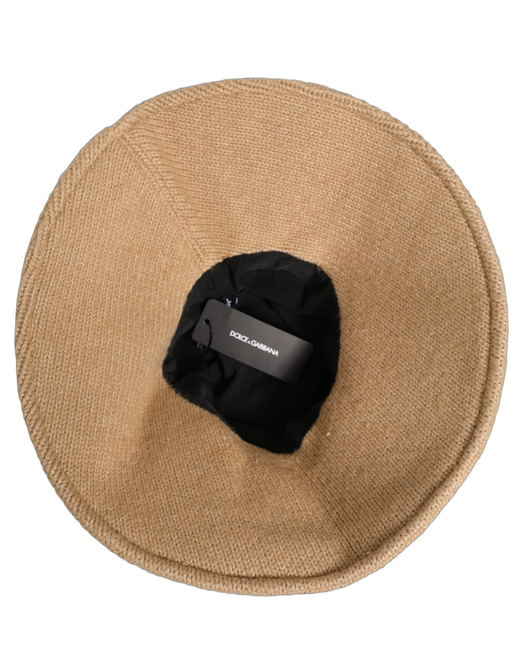 Dolce & Gabbana Women Brown Cotton Knit WideBrim Bucket Capello Hat