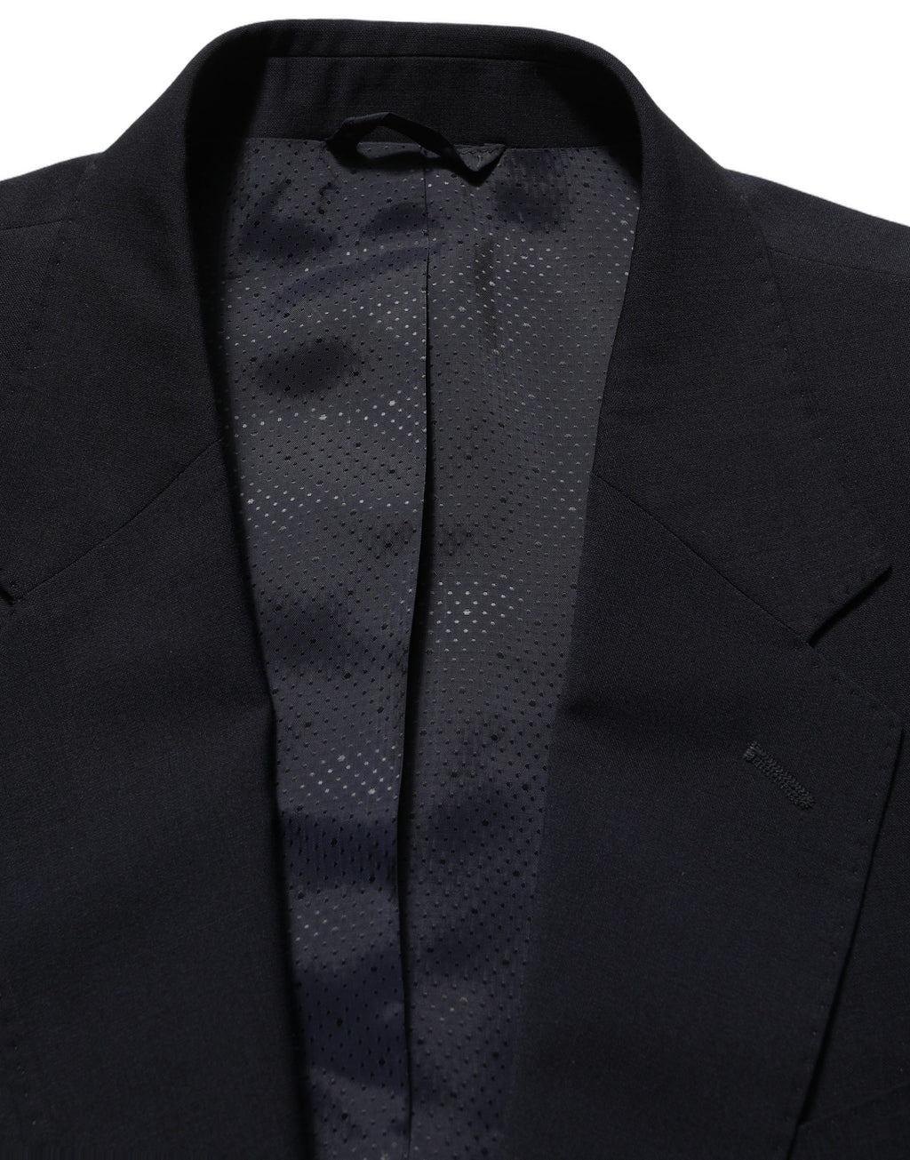 Dolce & Gabbana Dark Blue Wool Single Breasted Men Blazer Jacket