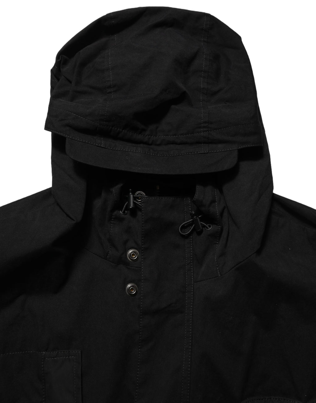 Dolce & Gabbana Black Nylon Men Hooded Windbreaker Jacket