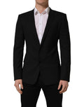 Dolce & Gabbana Black Wool Single Breasted Blazer Jacket