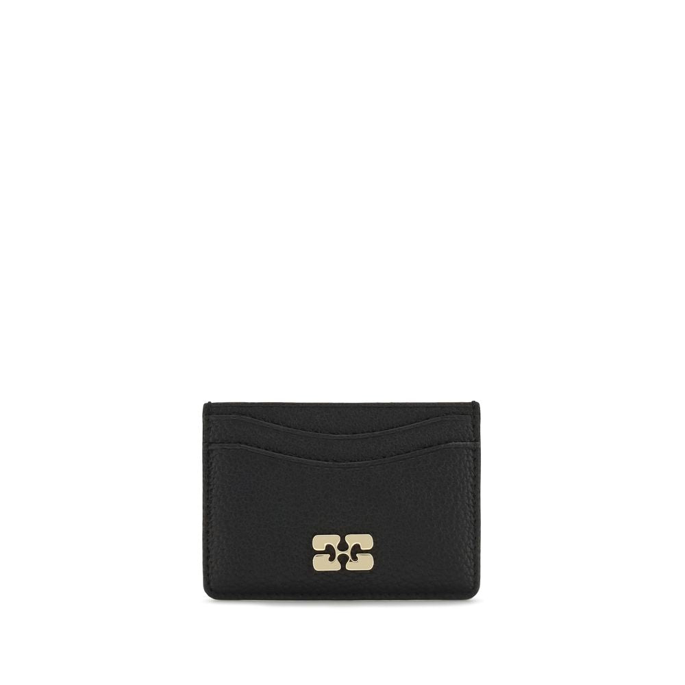 Ganni Black Recycled Polyamide Wallet