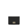 Ganni Black Recycled Polyamide Wallet