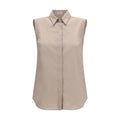 Brunello Cucinelli Beige Cotton Shirt