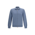 Brunello Cucinelli Blue Cashmere Cardigan