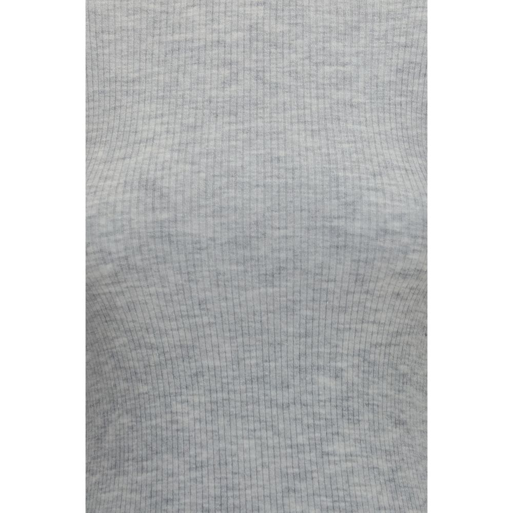 Brunello Cucinelli Gray Cashmere Sweatshirt