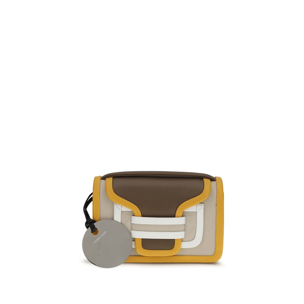Pierre Hardy Orange Calf Leather Bos Taurus Shoulder Bag