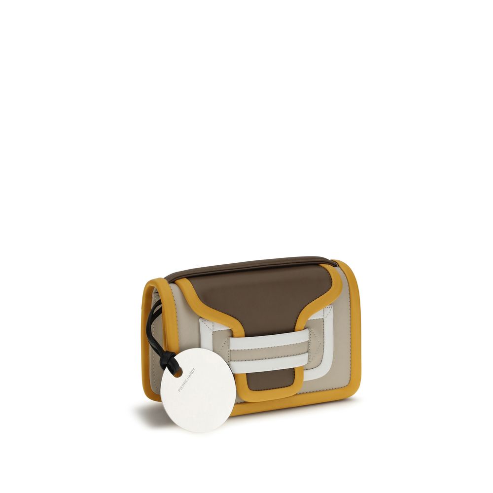 Pierre Hardy Orange Calf Leather Bos Taurus Shoulder Bag