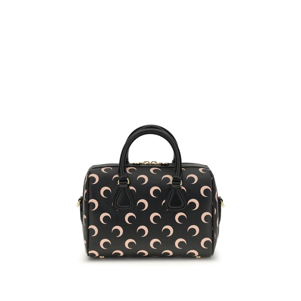 Marine Serre Black Polyethylene Handbag