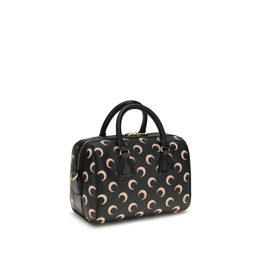Marine Serre Black Polyethylene Handbag