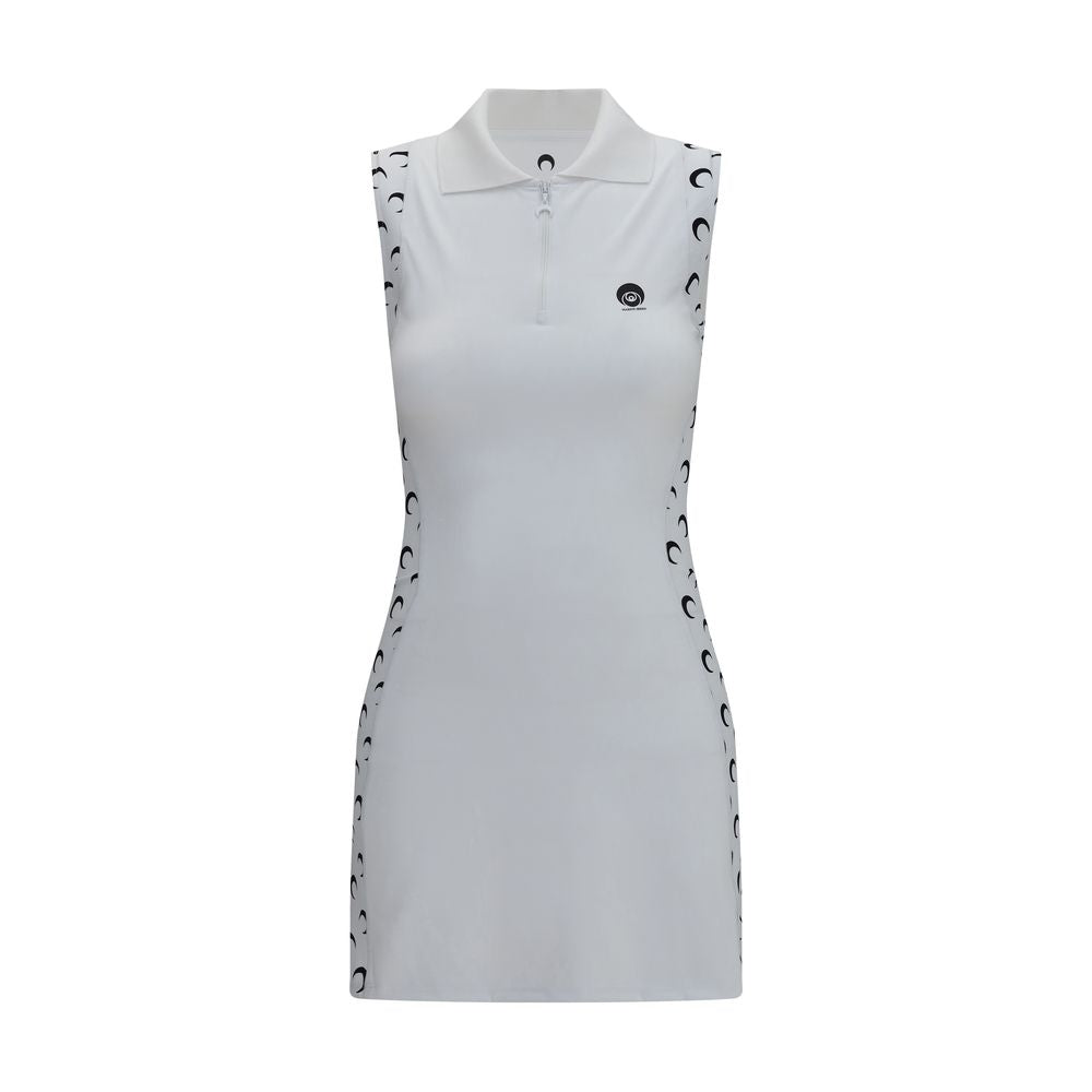 Marine Serre White Polyamide Casual Dress