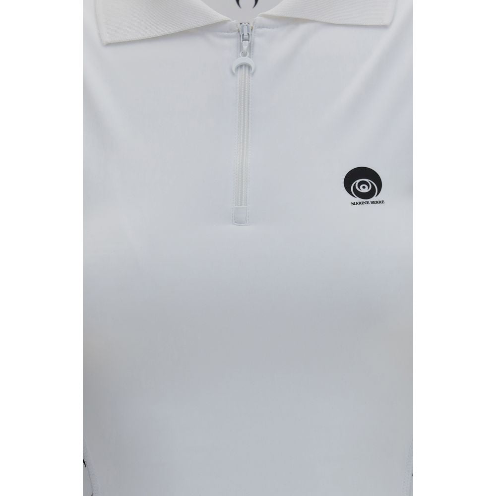 Marine Serre White Polyamide Casual Dress