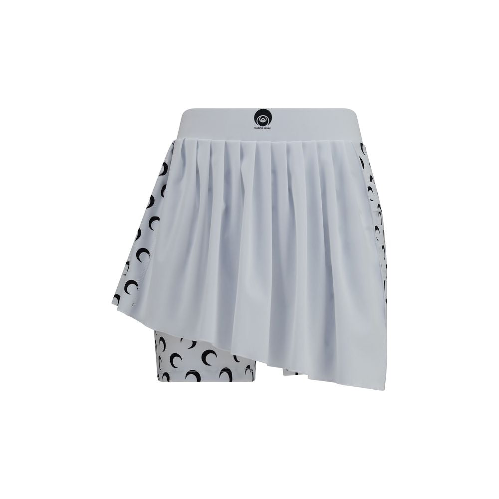 Marine Serre White Polyamide Short And Mini Shorts
