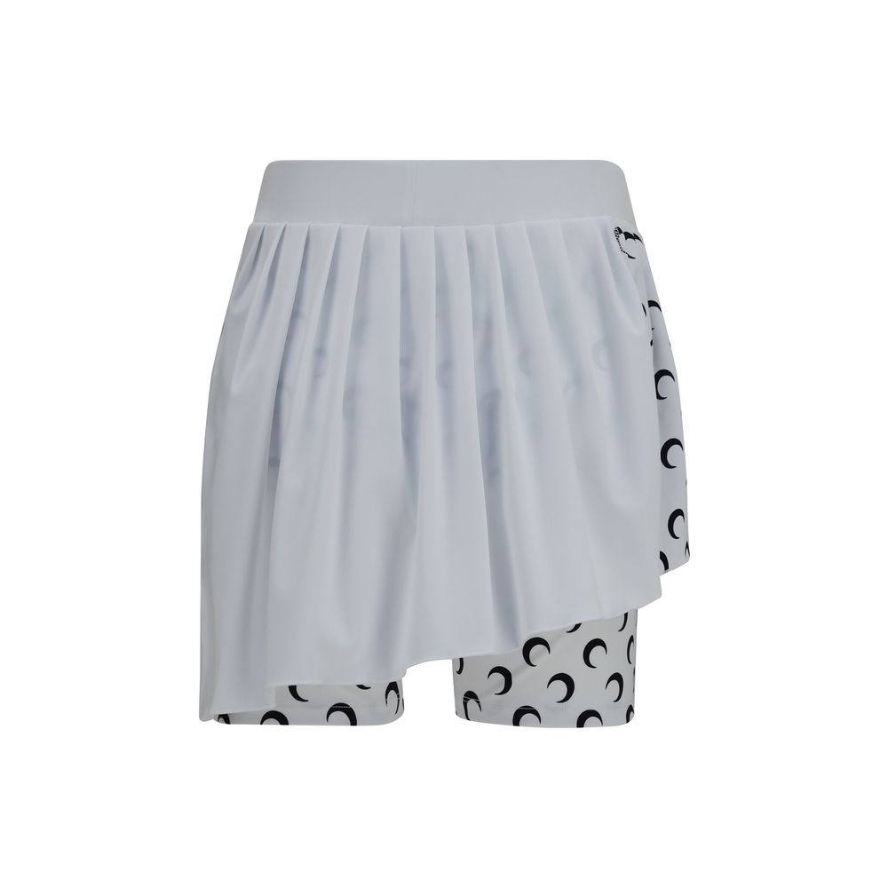 Marine Serre White Polyamide Short And Mini Shorts