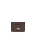 Ganni Brown Recycled Polyester Wallet