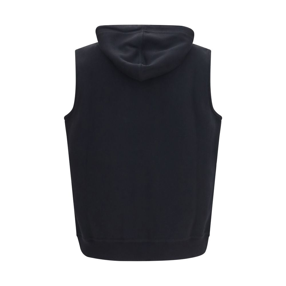 Brunello Cucinelli Black Cotton Sweatshirt