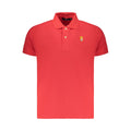 Marina Militare Rosso Cotton Men's Polo
