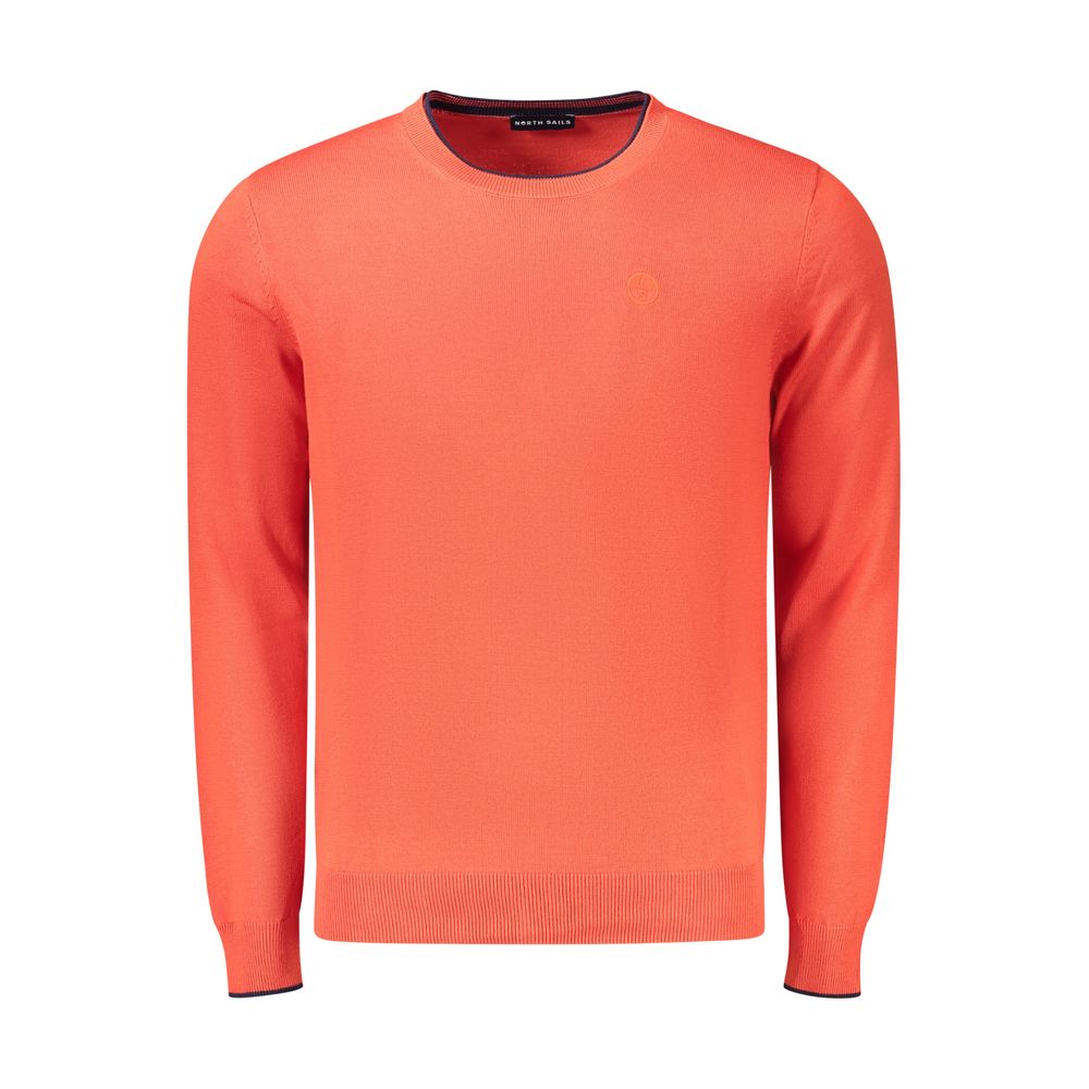 North Sails Red Cotton Men Sweater