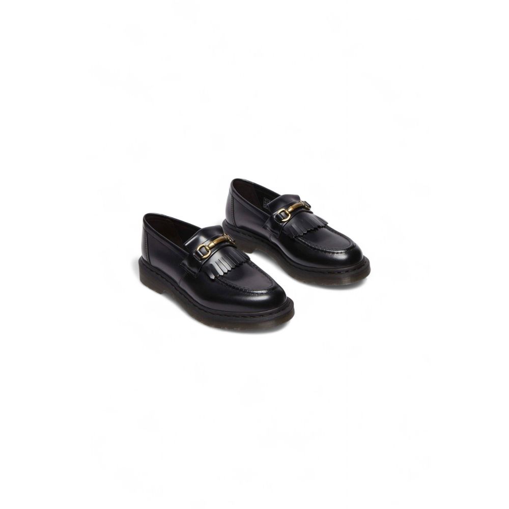 Dr. Martens Black Leather Slip-On Loafers
