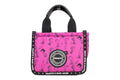 Marc Jacobs X Peanuts Mini Fuchsia Fedora Puffy Nylon Tote Convertible Handbag
