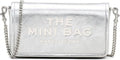 Marc Jacobs The Metallic Leather Chain Mini Bag - Silver