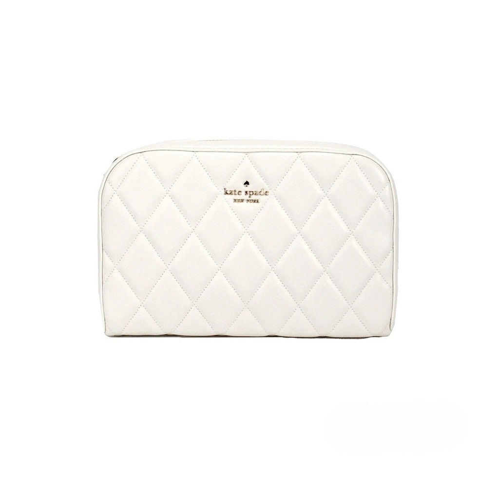 Kate Spade Carey Mini Parchment Quilted Smooth Leather Camera Crossbody Handbag