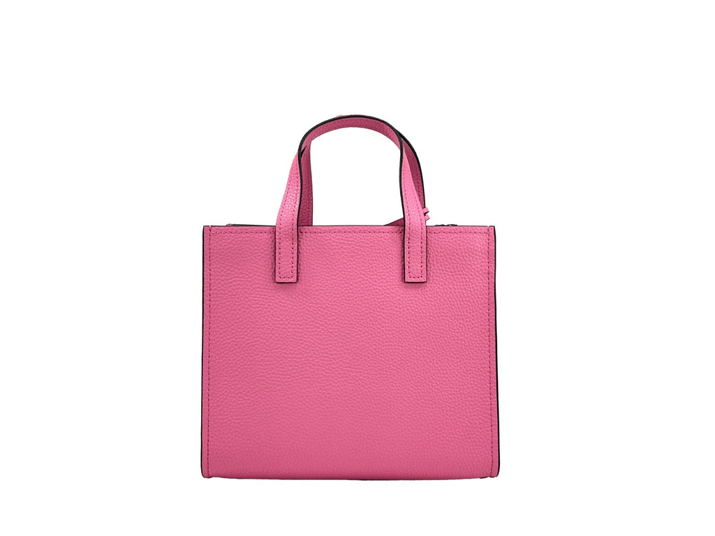 Marc Jacobs Mini Grind Pink Leather Crossbody Bag Purse