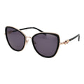 Emilio Pucci Black Metal Sunglasses