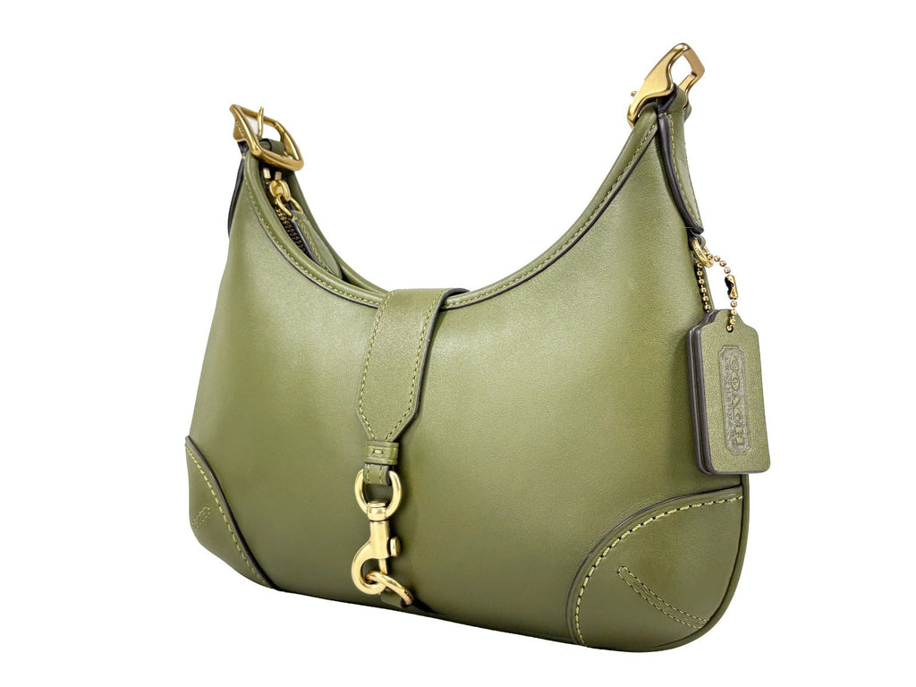 COACH Coach Hamptons Leather Hobo Shoulder Bag