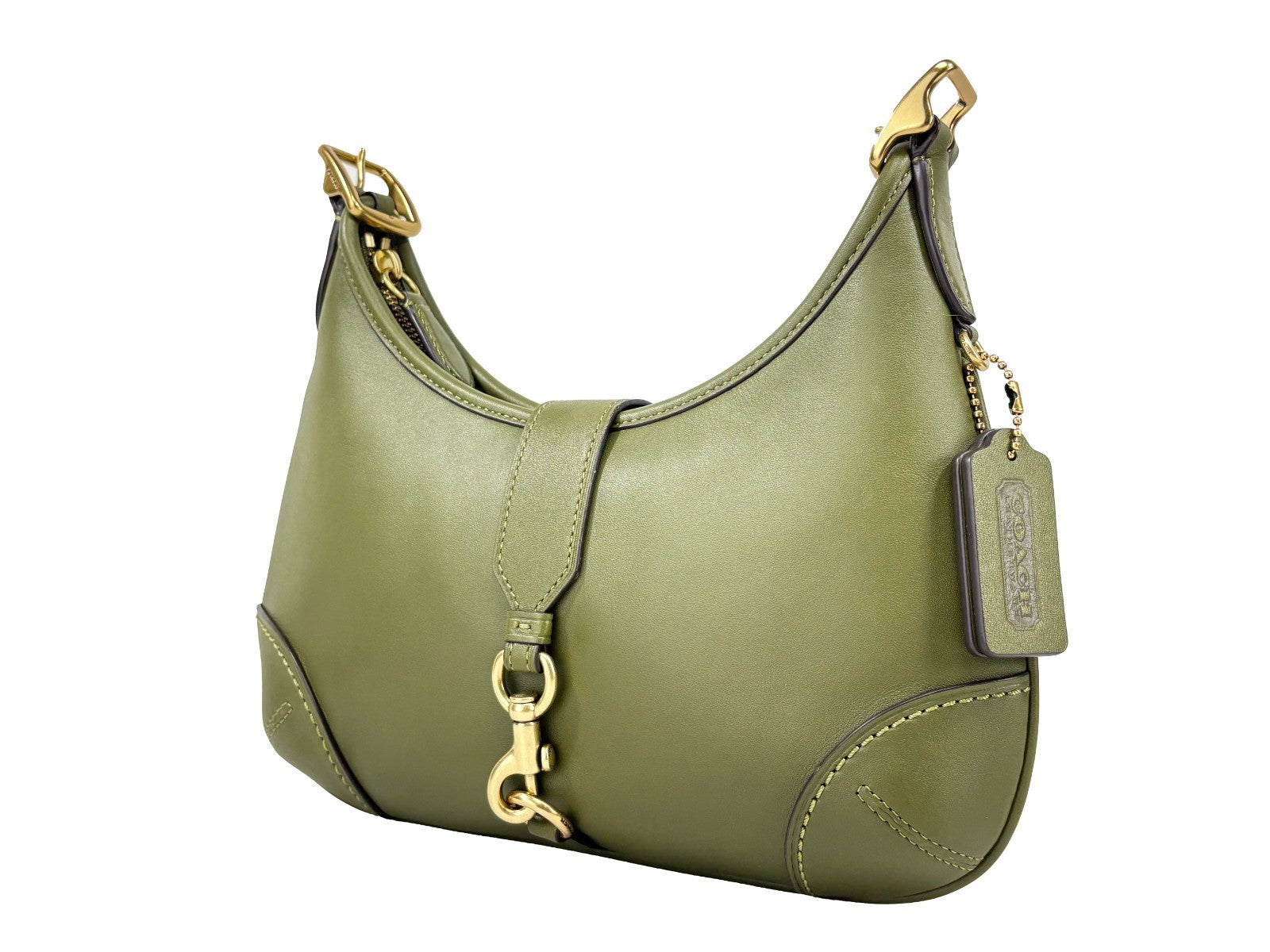 COACH Coach Hamptons Leather Hobo Shoulder Bag