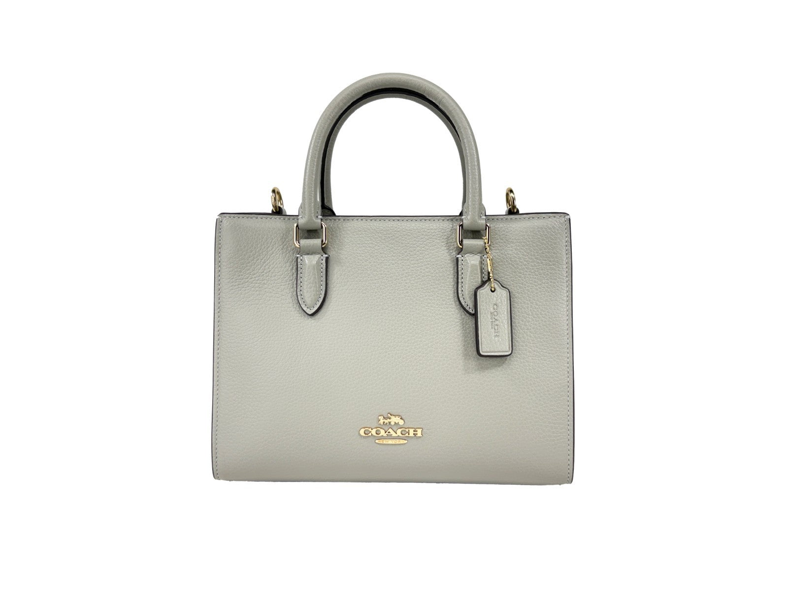 COACH Coach Maggie Small Leather Crossbody Tote Bag