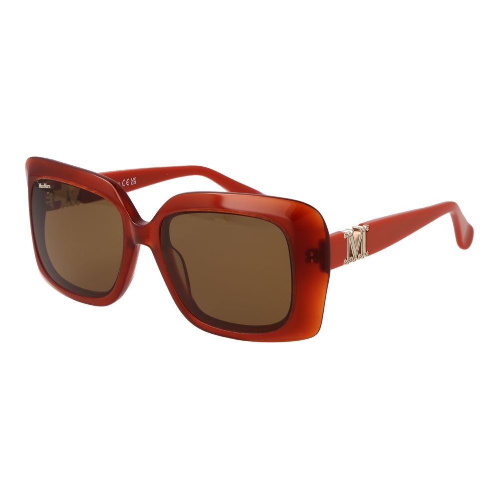 Max Mara Orange Acetate Sunglasses