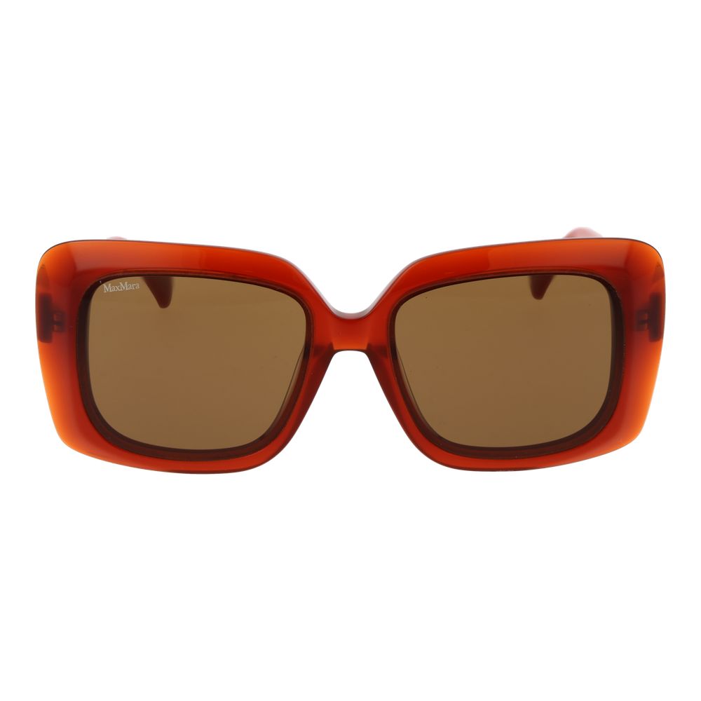 Max Mara Orange Acetate Sunglasses