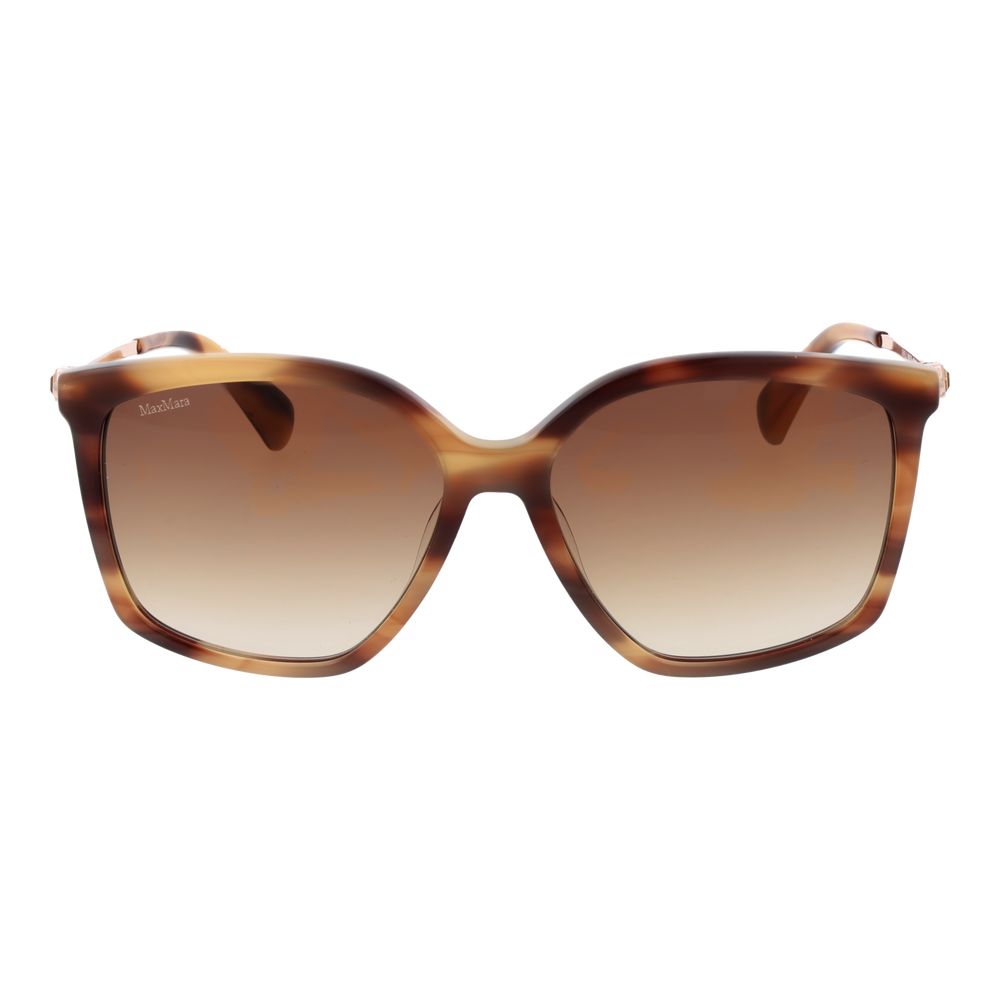 Max Mara Brown Acetate Sunglasses