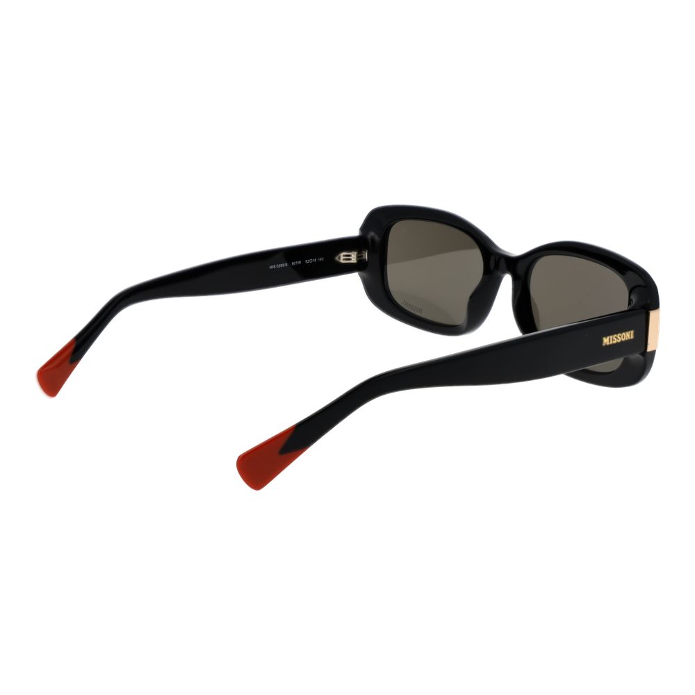 Missoni Black Acetate Sunglasses