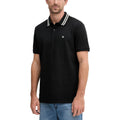 Calvin Klein Jeans Black Cotton Polo Shirt