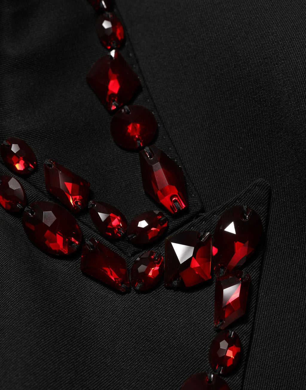 Dolce & Gabbana Black Crystal Embellished 2 Piece Suit