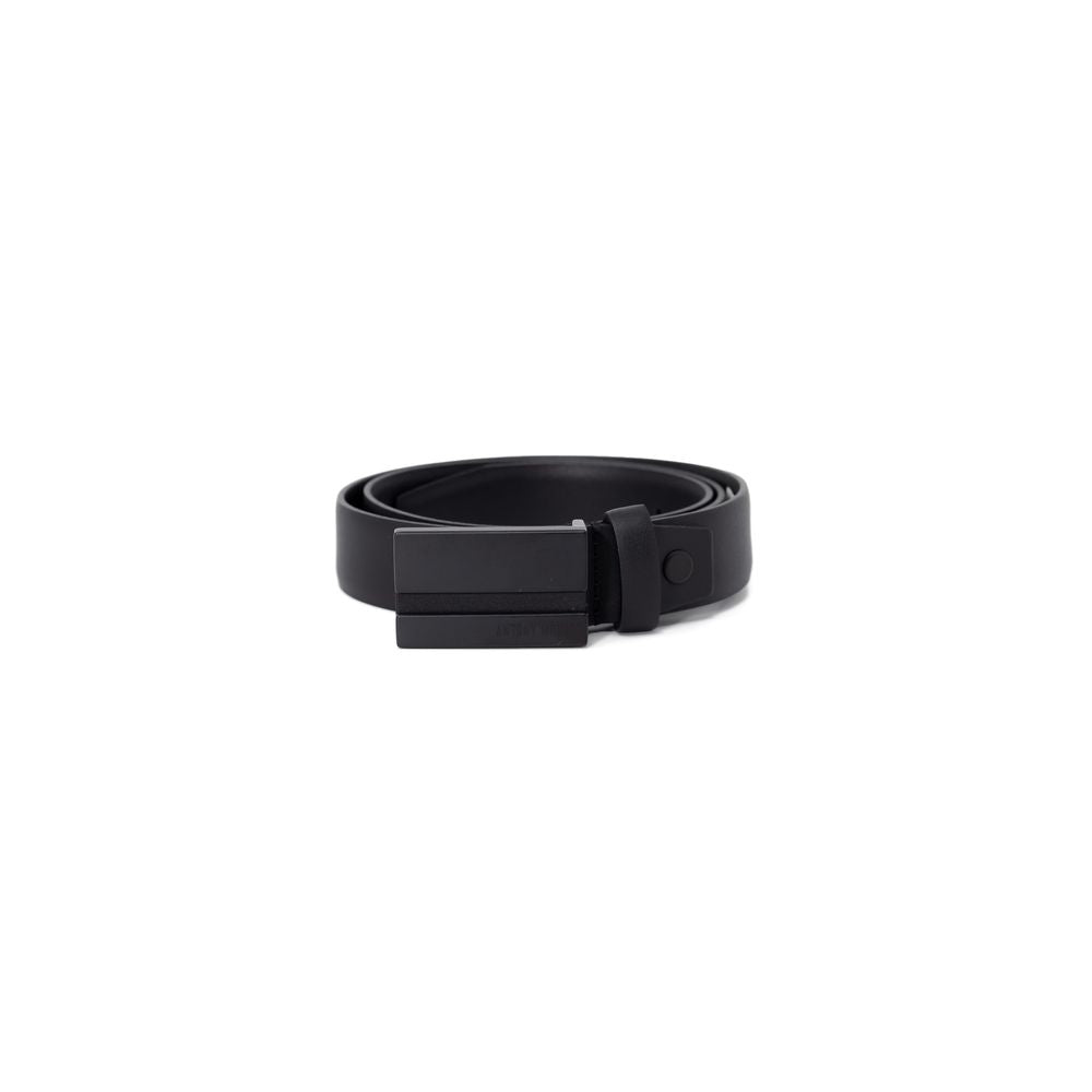 Antony Morato Black Leather Regular Belt
