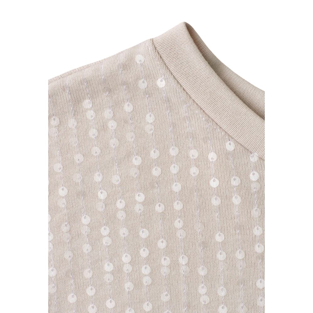 Street One Beige Polyester T-Shirt