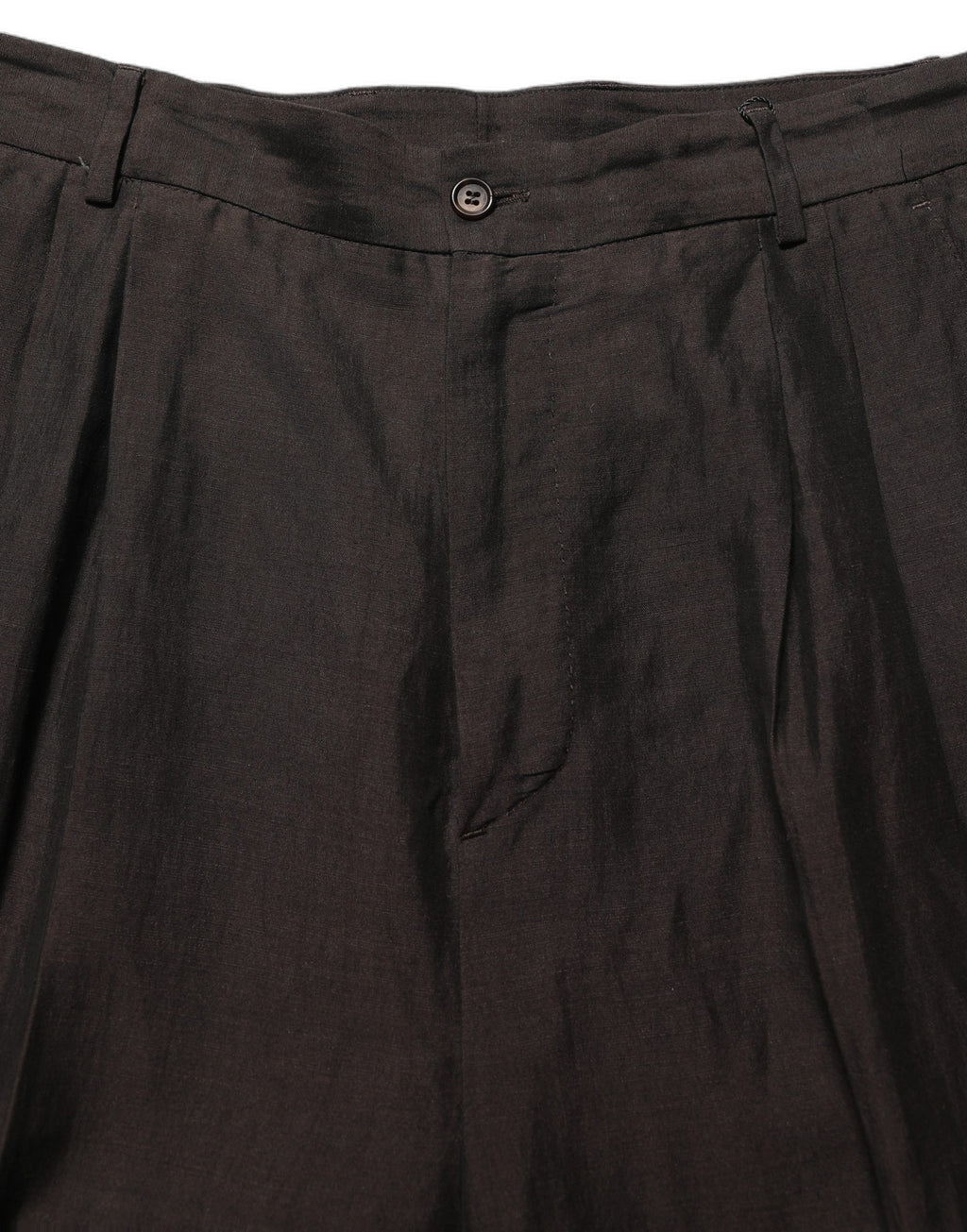 Dolce & Gabbana Brown Linen Straight Men Dress Trouser Pants