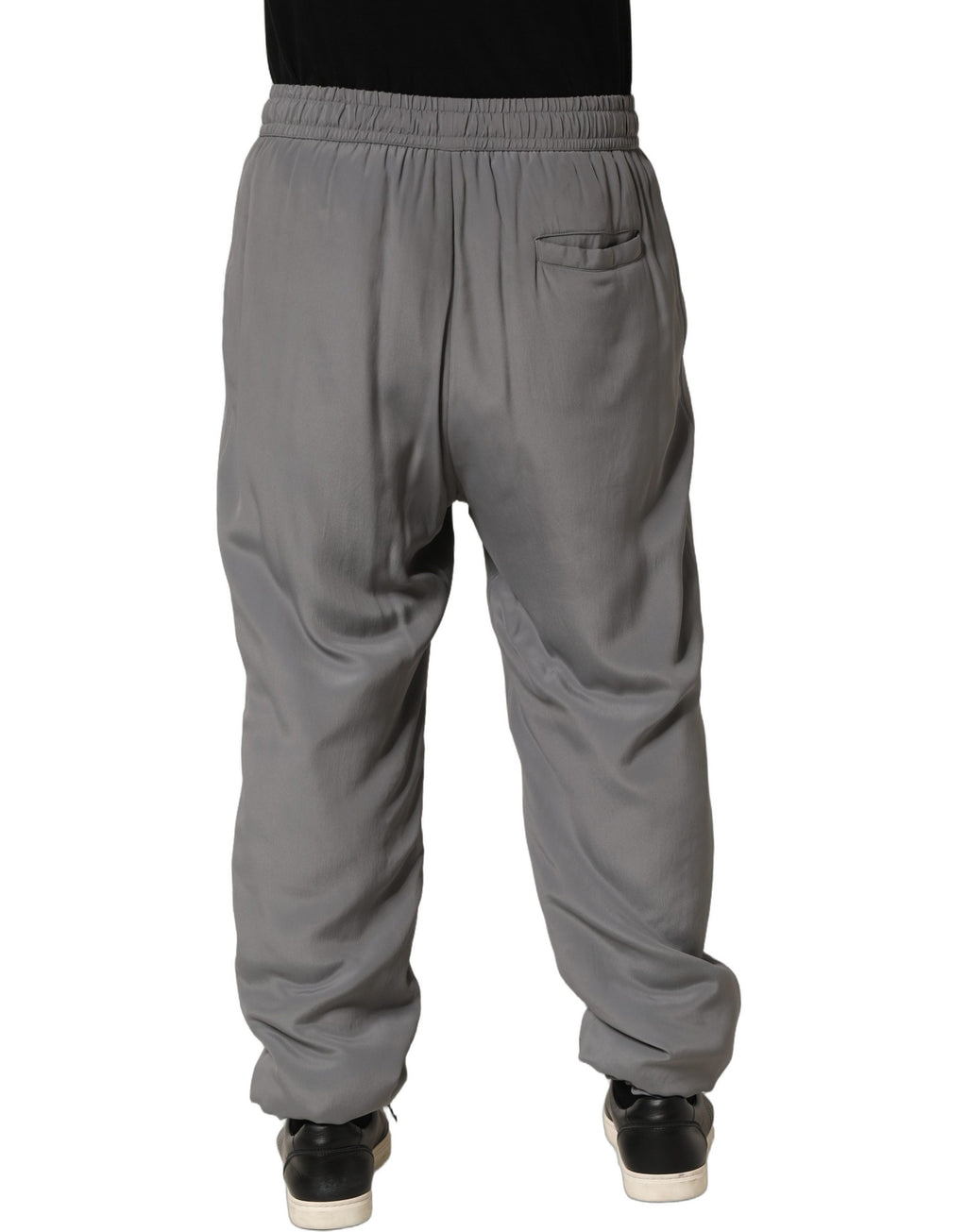 Dolce & Gabbana Gray Cotton Jogger Sweatpants Trouser Pants