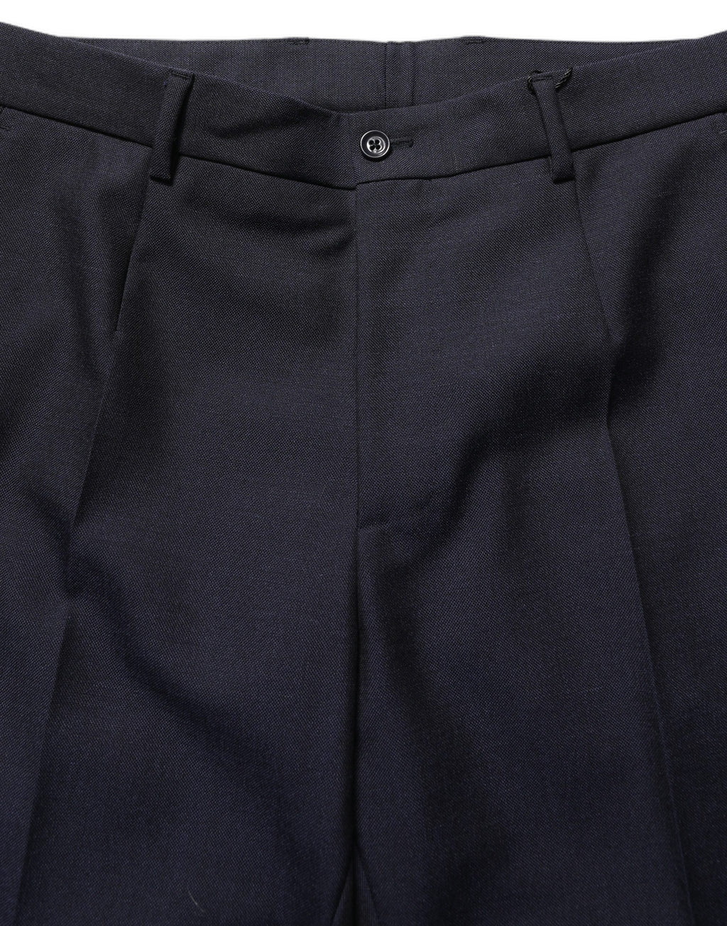 Dolce & Gabbana Black Wool Tapered Leg Dress Trouser Pants